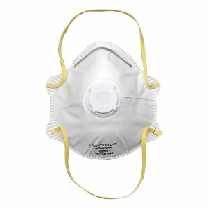 1895NV N95 Particulate Respirator with Exhalation Valve and Head Straps NIOSH approved N95 particulate respirators with exhalation valve provide the same features and compliant standards as above and include an exhalation valve for extra comfort in environments with warm temperatures to reduce air build-up.