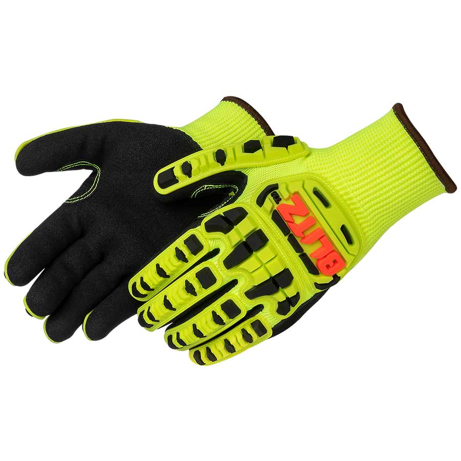 Global Glove and Safety Hand Protection, Eye Protection, Cooling  Protection, Heat Stress, Cut Resistant Protection Vise Gripster®  High-Visibility Impact Resistant Gloves - SG9954