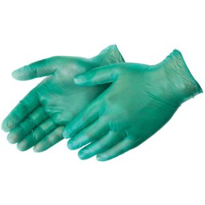 DuraSkinⓇ Green Vinyl Disposable Gloves