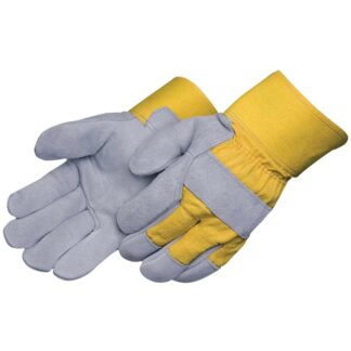 Select Cowhide with Yellow Canvas Back with Safety Cuff