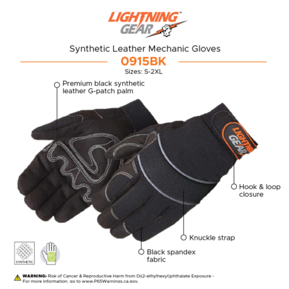 Synthetic Mechanic Gloves - Image 6