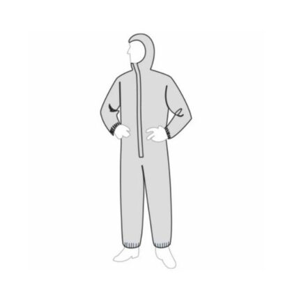 Coverall - Attached Hood & Elastic Ankles - Liberty Safety