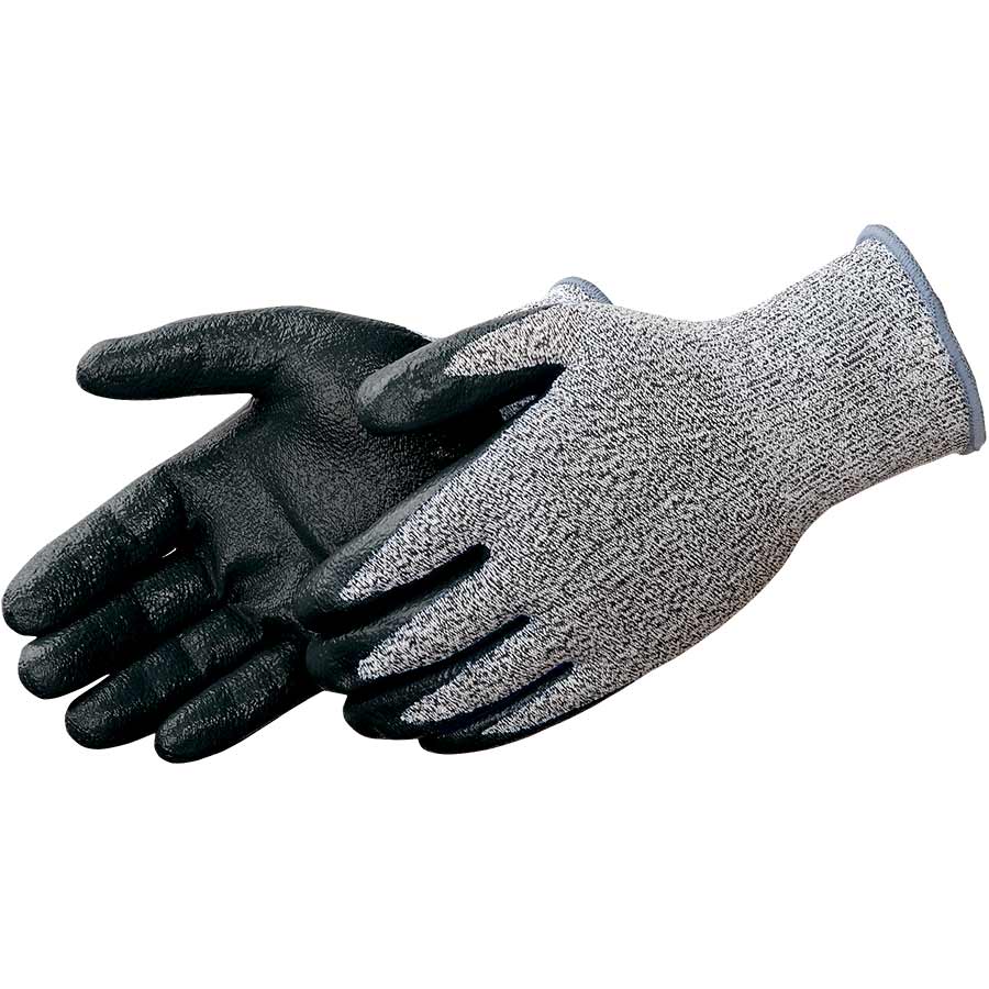 4Works/Liberty Heavy Duty Gloves HC3511/9360SP Nitrile Palm Dipped w/  Safety Cuff — Glove Size: L — Legion Safety Products