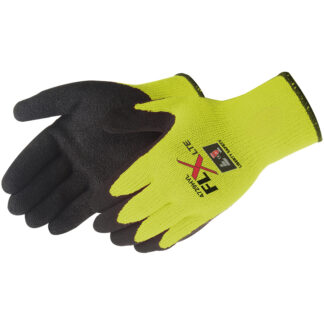 Black Latex Coated Seamless Gloves