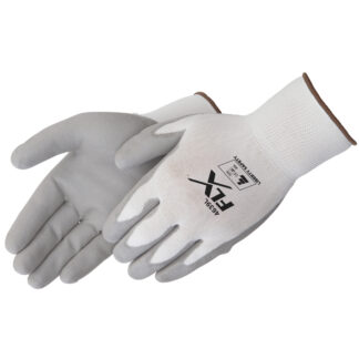 Gray Polyurethane Coated Seamless Gloves