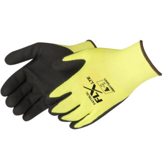 Black Latex Coated Seamless Gloves