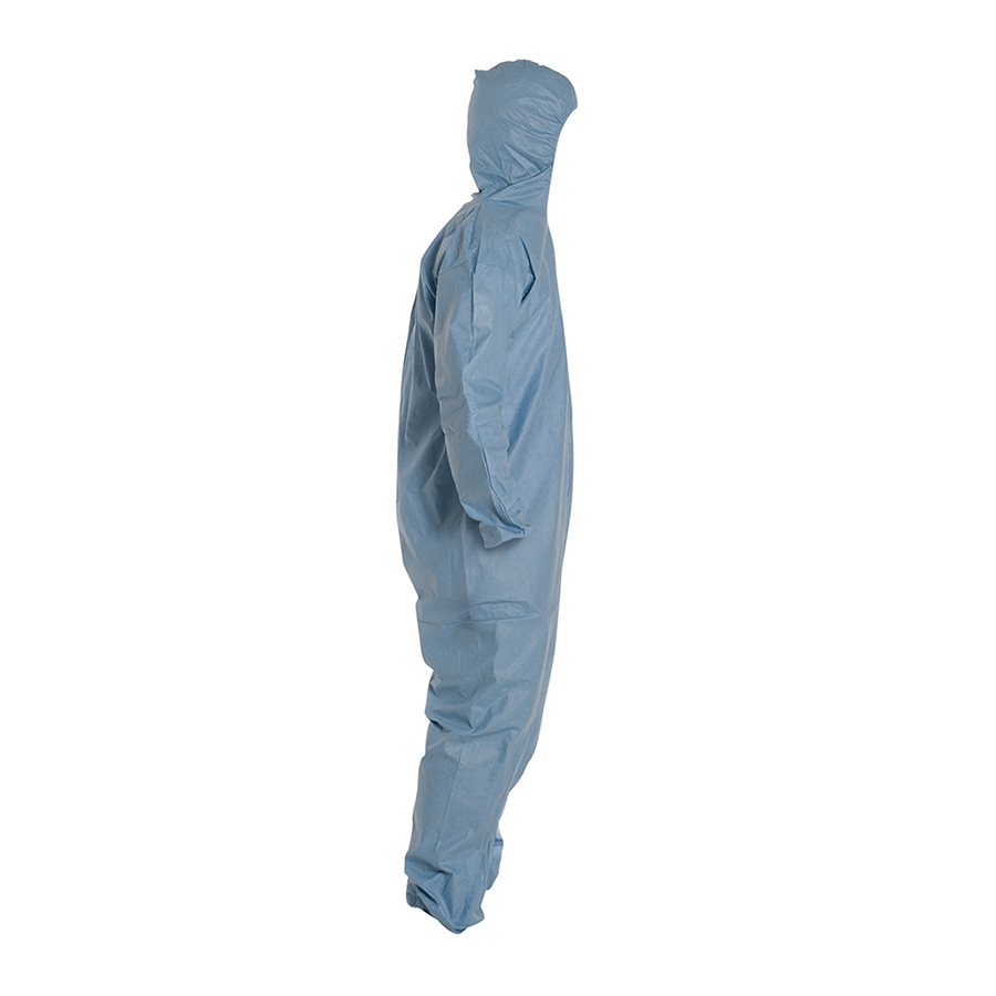 Coveralls With Attached Hood Elastic Wrists & Ankles - Image 2