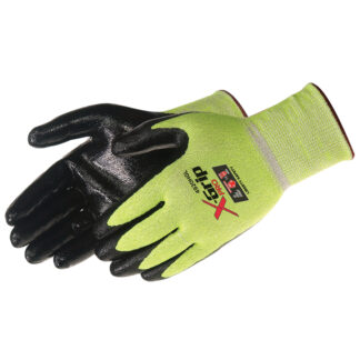 ANSI A4 Black Nitrile Cut Resistant Gloves