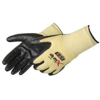 ANSI A2 Black Nitrile Cut Resistant Gloves