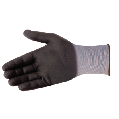 15 Gauge Black Microfoam Nitrile Coated Seamless Gloves - Image 2