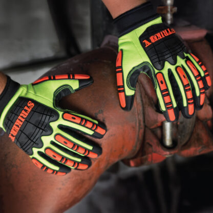 Synthetic Leather Impact Gloves - Image 4