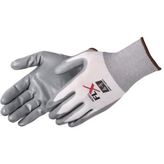 Gray Nitrile Coated Seamless Gloves
