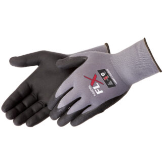 15 Gauge Black Microfoam Nitrile Coated Seamless Gloves