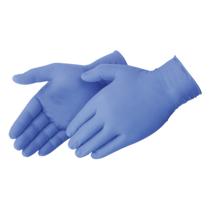 6 Mil Violet Blue Nitrile Exam Grade Disposable Gloves