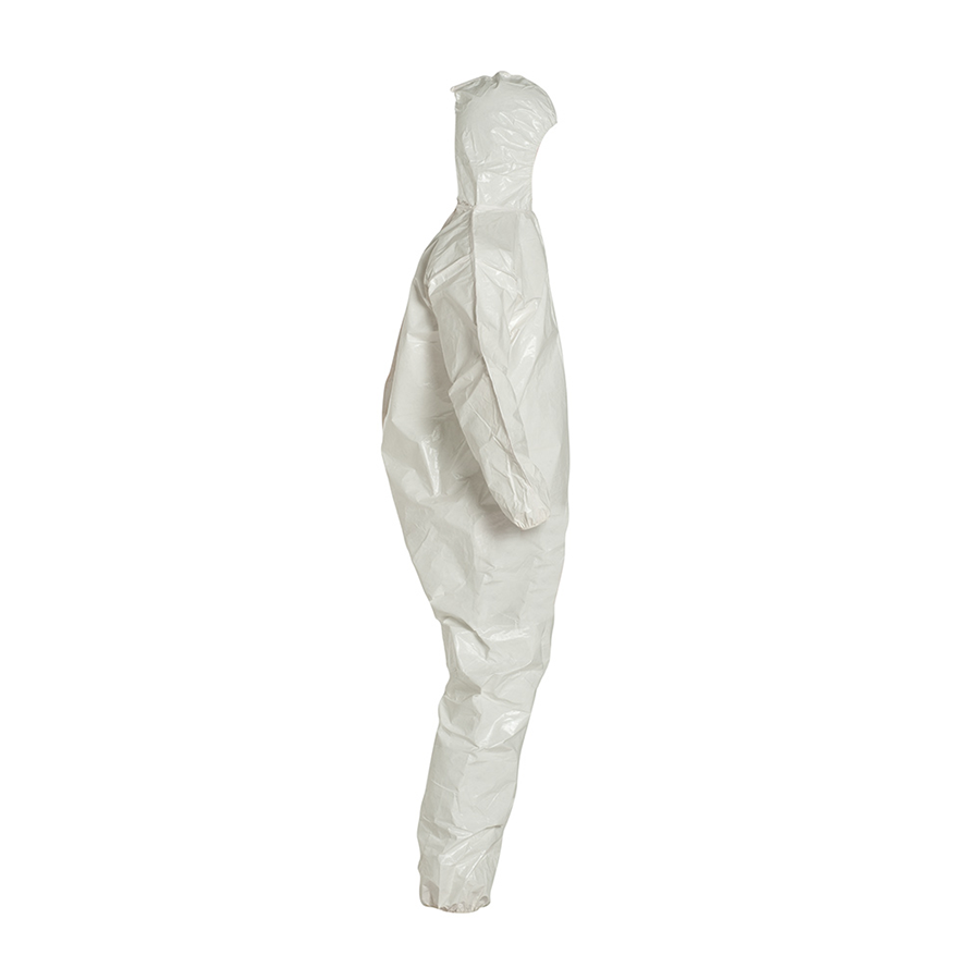 Coveralls With Attached Hood Elastic Wrists & Ankles - Image 2