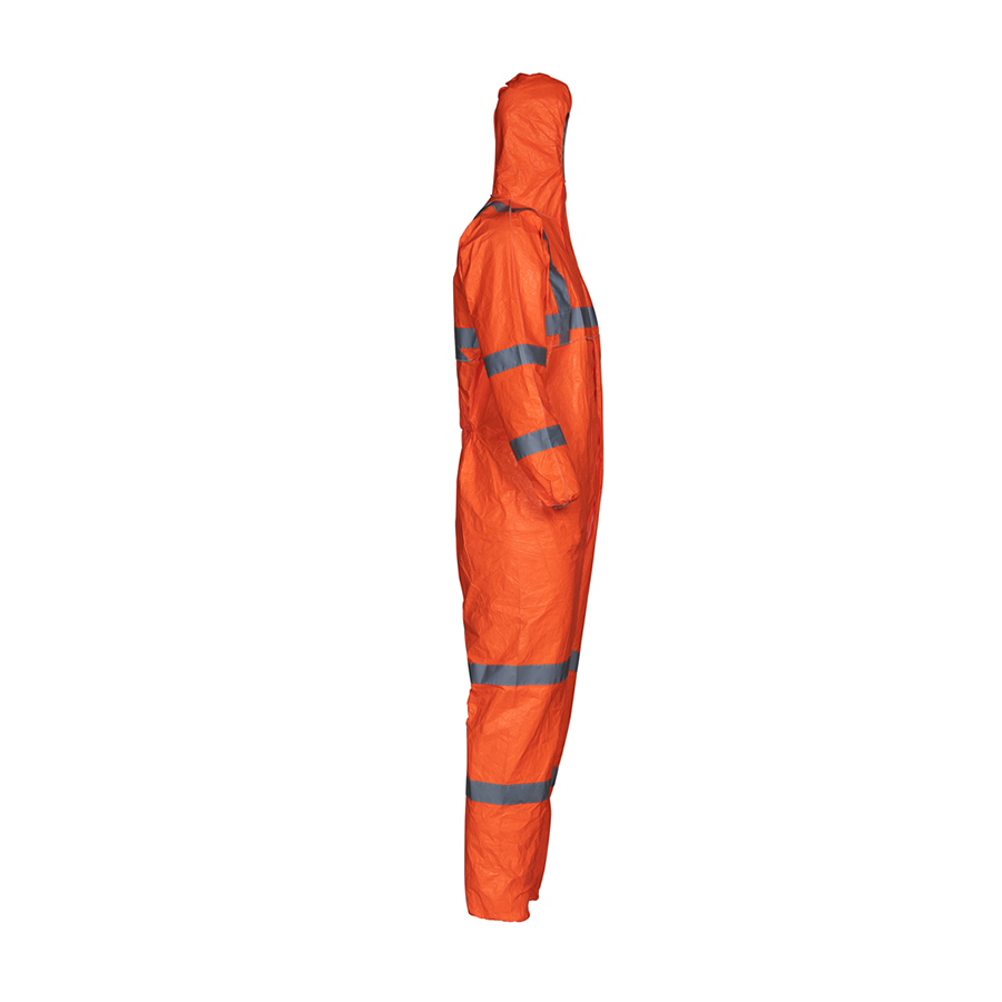 High-Visibility Coveralls With Attached Hood - Image 2