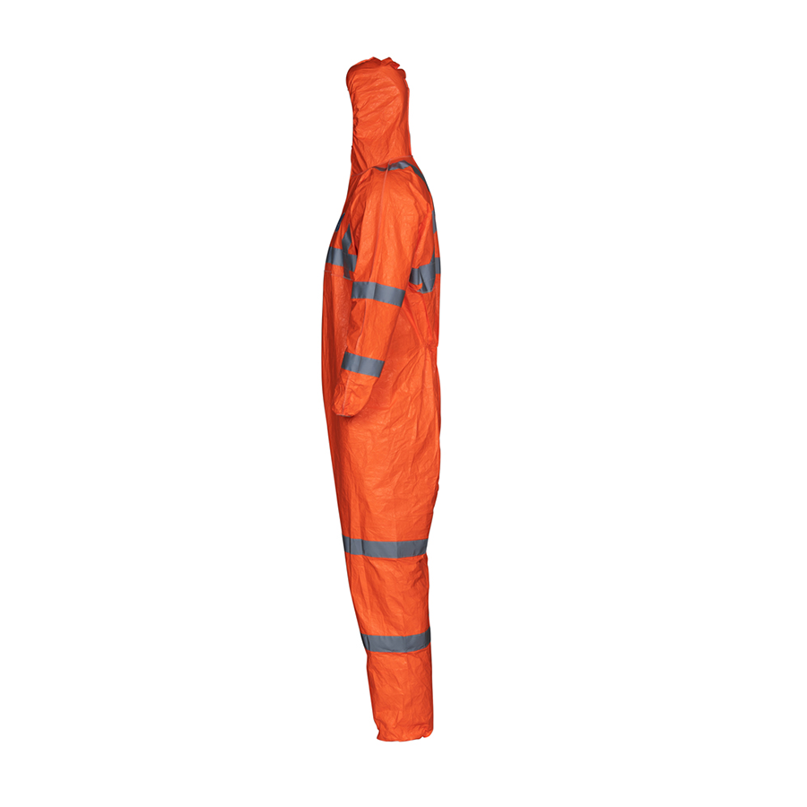 High-Visibility Coveralls With Attached Hood - Image 3