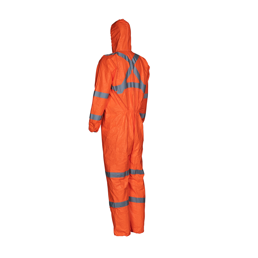 High-Visibility Coveralls With Attached Hood - Image 7