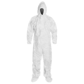 Heavy Weight Coverall With Attached Hood, Boots & Elastic Wrists