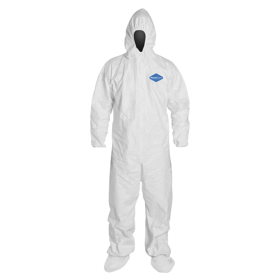 Coverall With Attached Hood & Boots