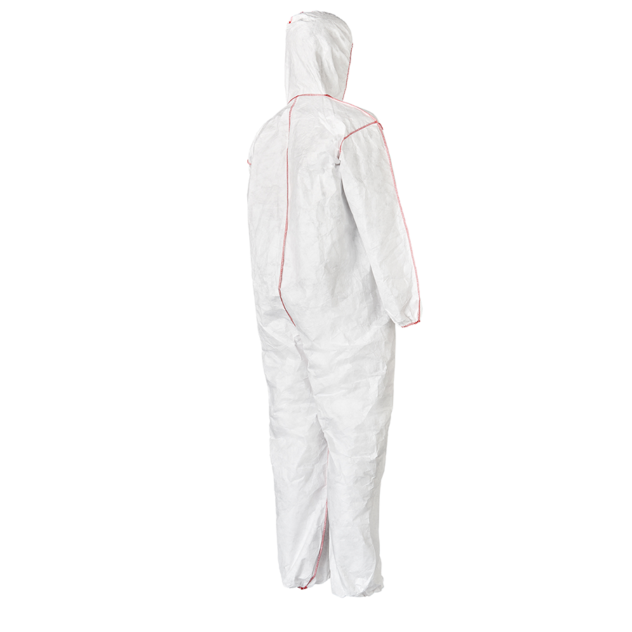 Coveralls With Attached Hood Elastic Wrists & Ankles - Image 7