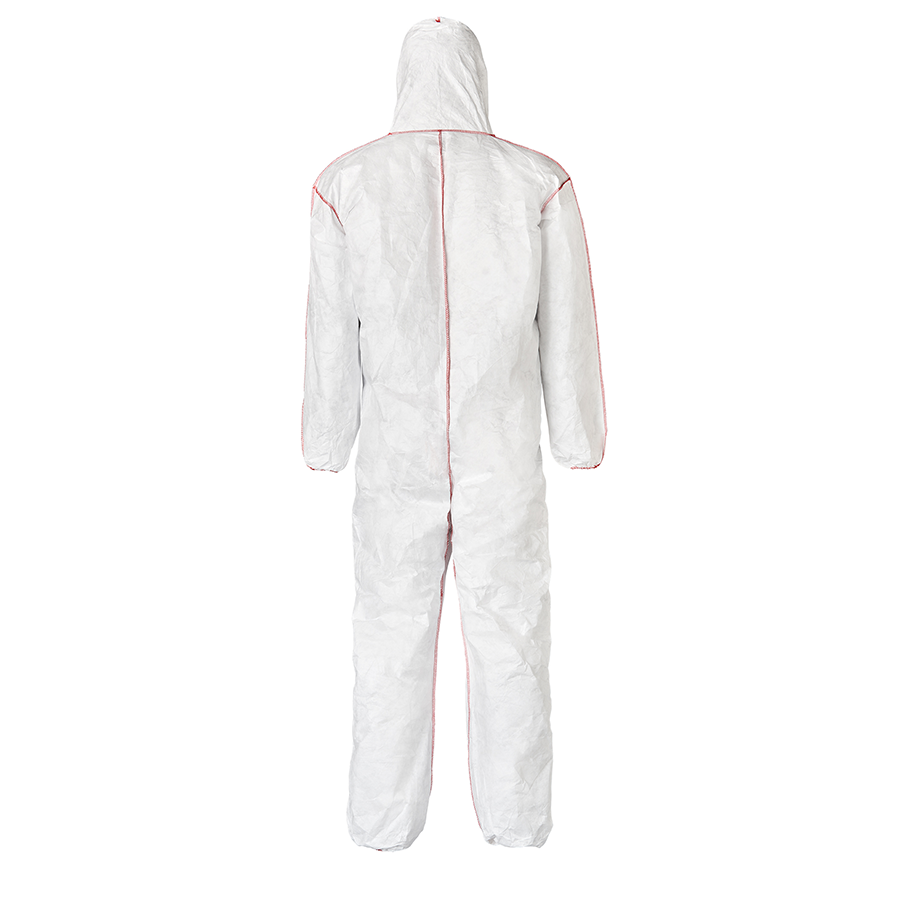 Coveralls With Attached Hood Elastic Wrists & Ankles - Image 8