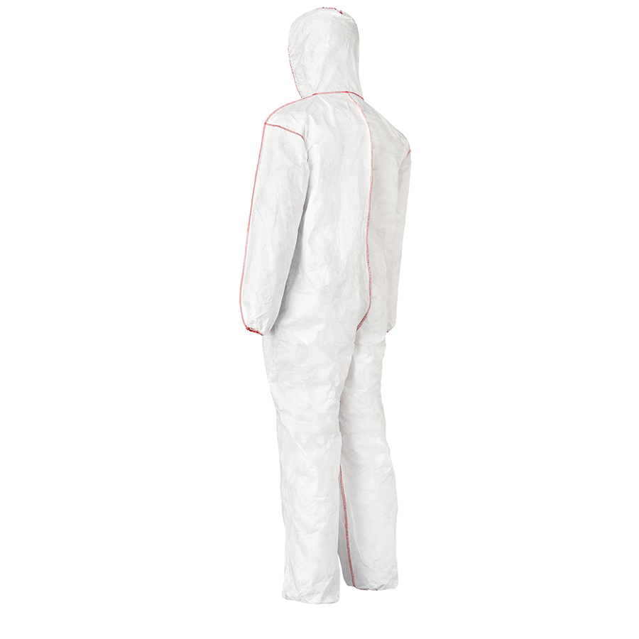 Coveralls With Attached Hood Elastic Wrists & Ankles - Image 6