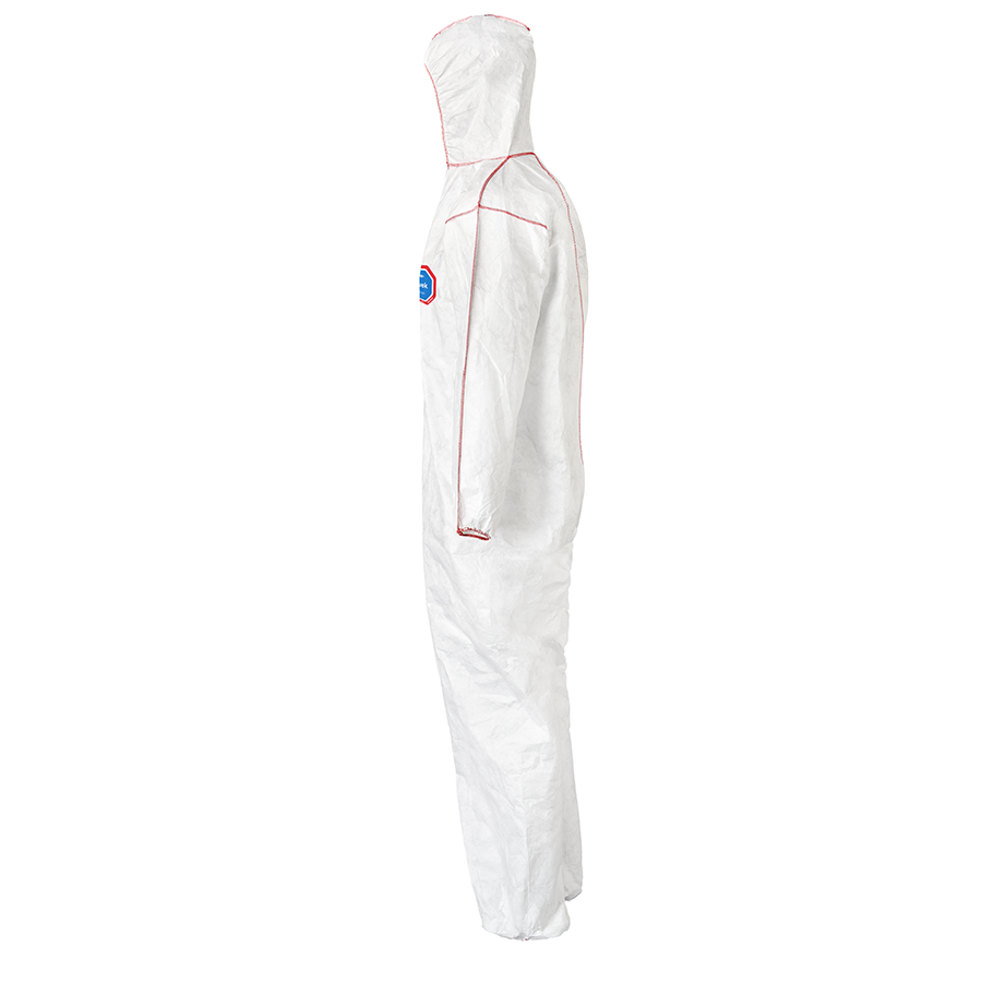 Coveralls With Attached Hood Elastic Wrists & Ankles - Image 3