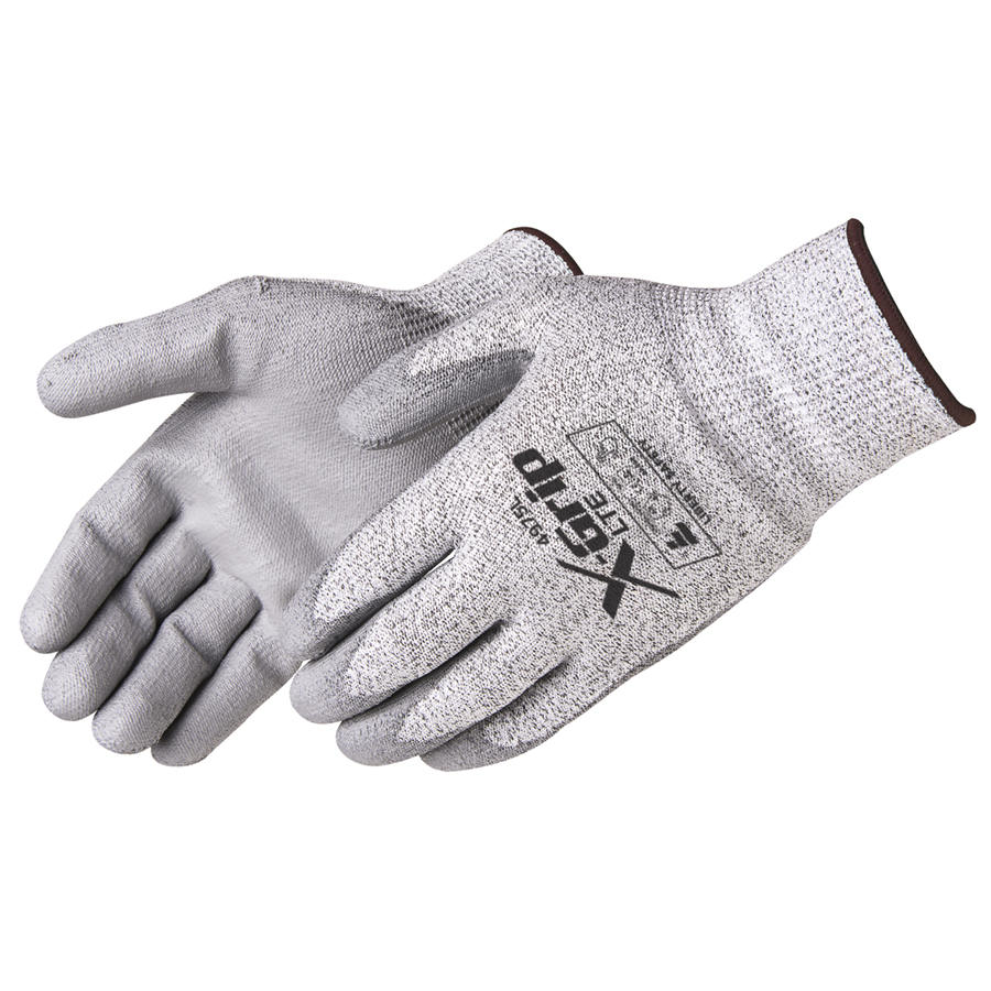 ANSI A5 Gray Polyurethane Cut Resistant Gloves