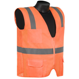 Class 2 Engineer Surveyor Vest (Solid Front Mesh Back)