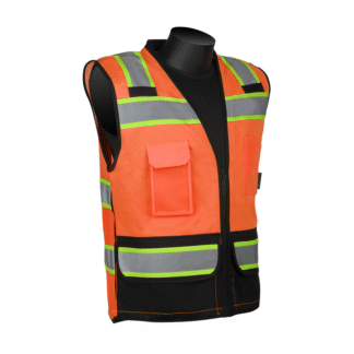 Class 2 Surveyor Vest With Black Bottom