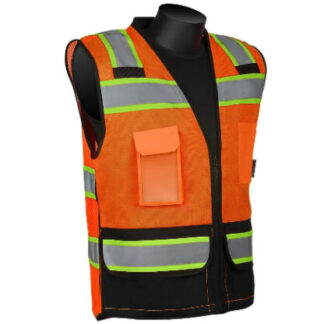 Class 2 Foreman Surveyor Vest With Black Bottom