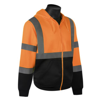 Class 3 Attached Hood Sweatshirt With Black Bottom