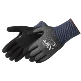 ANSI A4 Black Micro Foam Nitrile Cut Resistant Gloves