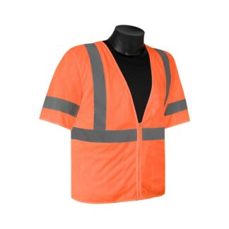 Class 3 Chemically Treated FR Vest With Sleeves