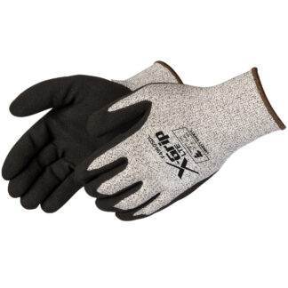 ANSI A6 Black Sandy Foam Nitrile Cut Resistant Gloves